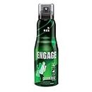 Engage Ocean Zest Deodorant for Men, Citrus and Aquatic, Skin Friendly Deo, 165ml Body Spray