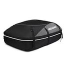 MIDABAO 20 Cubic Waterproof Duty Car Roof Top Carrier-Car Cargo Roof Bag Car Roof Top Carrier - Waterproof & Coated Zippers- Includes Anti-Slip Mat- for Cars with or Without Racks (20 Cubic Feet)