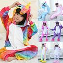 Kids BoyGirl CuteUnicorn One Piece Jumpsuit PyjamasCosplay PlaysuitSleepwearपैं