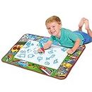 Aquadoodle E73268 Vehicle Adventure Doodle, Official Tomy No Mess Colouring & Drawing Game, Water Play Mat, Magic Pen, Suitable for Toddlers and Children Aged 18 Months+