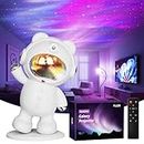 FULEN Star Projector for Bedroom Decor, Galaxy Projector for Kids, Aurora Light Projection, Cute LED Night Light for Living/Gaming Room/Party, Gift for Boys&Girls,White