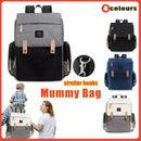 2022 GENUINE LAND Multifunctional Baby Diaper Backpack Changing Bag Nappy Mummy