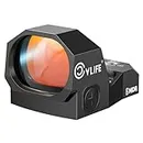 CVLIFE WolfCovert Mini Red Dot Sight with Motion Awake (for RMR Footprint Pistol) - 6 MOA Red Dot, 22x28mm Lens, Compact Open Reflex Sight with MOS and 21mm Picatinny Mount, Red Dot Scope