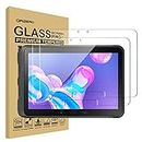 (2 Pack) Orzero Compatible for Samsung Galaxy Tab Active Pro 10.1 inch (SM-T540, T545, T547) Tempered Glass Screen Protector, 9 Hardness HD Anti-Scratch Full-Coverage (Lifetime Replacement)