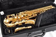Yamaha YAS-280 Alto Saxophone w/Case Standard Gold Lacquer Used Fm Japan #L89858