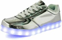 LED Light-Up Low Top Sneakers USB Charging Lace-Up Unisex