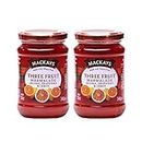 Mackays Three Fruit Marmalade Jam For Bread | Made In Small Batches | Vegan | No Artificial Color And Flavor | Gluten Free | Natural Fruit Jam With Real Fruits - 340g (pack of 2)
