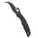 Spyderco Matriarch 2 Signature Knife with Emerson Opener and 3.57" VG-10 Black Reverse S Blade - SpyderEdge - C12SBBK2W
