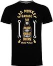 Gas Monkey Garage Mens Gents Work & Play Camiseta negra