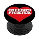 Me encanta Freedom Fighter, me encanta Freedom Fighter Custom PopSockets PopGrip Intercambiable