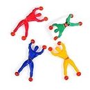MOROVIK Wall Climbing Man Sticky Wall Climber Toy Rolling Man for Kids Stretchy Sticky Novelty Toy for Children Toys Gift for Kids chipko Sticky Wall Climbing Toys (Pack of 5)