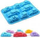 TREXEE Enterprises CAR Mold Silicone Mold Baking Mold Car Shape Cake Soap Pudding Cookie Jelly Chocolate Muffin Cake Cupcake Baking Mould (DESIGN1)