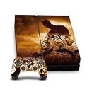 Head Case Designs Officially Licensed Batman Begins Poster Graphics Vinyl Sticker Gaming Skin Decal Cover Compatible With Sony PlayStation 4 PS4 Console and DualShock 4 Controller Bundle