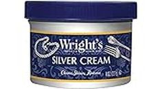 Wright's Silver Cleaner and Polish Cream - 8 Ounce - Ammonia Free - Gently Clean and Remove Tarnish Without Scratching