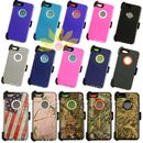 For Apple iPhone 6 Plus 7 8 XR XS Max Shockproof Defender Case with Belt Clip 