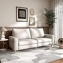 Esright Cream Sofa Couch, 2 Seats Sofa for Living Room 79" Wide, Oversied Loveast for Bedroom and More