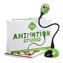 HUE Animation Studio: Kit Completo de Animación Stop Motion (Cámara, Software, Libro en Español) para Windows/macOS (Verde)