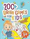 Brain Boosting Activity Book for Kids - 200+ Activities for Age 3+ - Kids Activity Book - Early Learning - Activities for Children: Maths, English, Mazes, Spot the Differences, Word Search