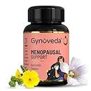 Gynoveda Menopause Tablets | Relief from Hot Flashes, Night Sweats, Mood Swings, Irritation | 100% Ayurvedic | 120 Tablets, 1 Bottle