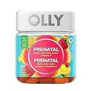 OLLY Prenatal Gummy Supplement with no artificial flavours and colours Sweet Citrus multivitamin to help support mommy and baby 30 day supply 60 gummies