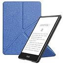 MOCA Origami Cover for Kindle Paperwhite 11Th Gen 2021 6.8 Inch - E-Reader Cover with Stand Cover with Auto Wake/Sleep Cover, (Navy Blue)