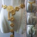 Thai Dai Metal Belts Thailand Clothing Accessories Waist Chain Vintage Women