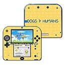 MightySkins Skin Compatible with Nintendo 2DS - Dogs Over Humans | Protective, Durable, and Unique Vinyl Decal wrap Cover | Easy to Apply, Remove, and Change Styles | Made in The USA