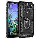 Mobile Phone Cases for LG Aristo 5 Shockproof TPU + PC Protective Case with 360 Degree Rotating Holder Phone Accessories