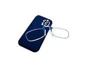 DR. B's Readers Nose Resting Reading Glasses With Case For Men and Women Blue Color (Power +1.00)