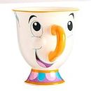 Paladone Beauty and The Beast Chip Mug-Officially Licensed Disney Merchandise, Porcelain, Multi-Colour, 1 Count (Pack of 1)
