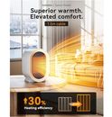 Shanghigh 1200W Portable Electric Space Heater Mini Heater for Bathroom Bedroom