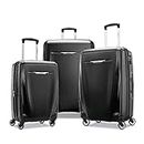Samsonite Unisex-Adult Winfield 3 DLX Hardside Expandable Luggage with Spinners, Black, 3-Piece Set (20/25/28), Winfield 3 DLX Hardside Expandable Luggage with Spinners