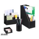 SR-HOME Desk Organizer Set Plastic in Black | 11.6 H x 7.5 W in | Wayfair SR-HOME3249693