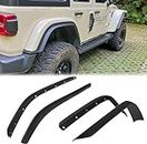 Front & Rear Fenders for 2018-2023 Jeep Wrangler JL JLU Unlimited Rubicon off-road widened 2/4 wheel fenders (fit high wheel arches)