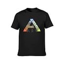 Ark Survival Evolved Men Black Cotton T-Shirt Print Tee Shirts L