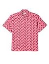 Lacoste Ch5793 Woven Shirts, Lighthouse Red/Reseda, 45 para Hombre