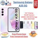 Samsung  A35 5G - 128GB+6GB & 256GB+8GB (GSM Unlocked) Dual Sim 6.6" Display-NEW