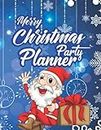 Merry Christmas Party Planner: A Merry Christmas Colorful Inflatable Lighted Sign Outdoor Ultimate Party Planner