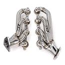 Exhaust Headers 1-3/4 in. Stainless Steel Polished Finish for 2003-2006 Silverado Sierra Suburban 1500 1500HD 2500 2500HD 6.0L V8