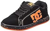 DC Shoes Gaveler-Scarpe in Pelle, Ginnastica Uomo, Nero/Arancione, 46 EU