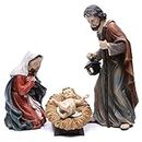 Holyart Nativité résine 50 cm Set 3 pcs