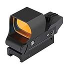 Feyachi RS-30 Reflex Sight, Multiple Reticle System Red Dot Sight with Picatinny Rail Mount, 4 Adjustable Reticles Red Dot Optics Riflescopes