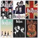 RAINFIRE CREATION The Beatles Poster - Set's of 6 Poster 8x12 300 GSM Unframed Multicolor