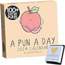 Rockdoodles 2024 Punny Daily Desk Calendar | Funny Calendar 2024 Day to Day for Home or Office, Daily Calendar 2024 Page a Day, Dad Joke Calendar with Tear Off Pages and Daily Puns, The Perfect Funny