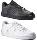 Nike Air Force 1 Trainers Unisex Kids Trainers Black White Air Force Trainers