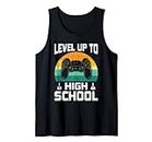 Level Up To High School Video Gamer Gaming Camiseta sin Mangas