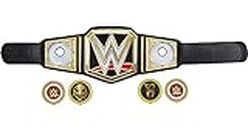 WWE Championship Showdown Deluxe Role Play Title, Authentic Styling with 4 Swappable Side Plates, Adjustable Belt for Kids Ages 6 Years Old & Up