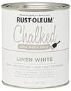 Rust-Oleum Ultra Matte Interior Chalked Paint 887 ml (Pack of 1), Linen White