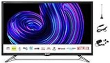 SHARP 24” Smart LED TV 12V/24V For Caravan, Motorhome, Boat, Truck, Freeview Play, WiFi Streaming, Freeview HD, Satellite HD, Saorview, Netflix & Prime, HDMI, USB Mains & 12V Included 1T-C24EE2KF2UBM