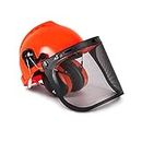TR Industrial Forestry Safety Helmet and Hearing Protection System, Orange